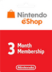Nintendo eShop Gift Cards 3 Month  Membership UK