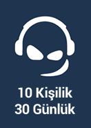 Teamspeak3 10 Kişilik Ts3 (1 Aylık) ( Yeni Sürüm )