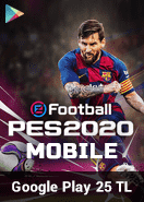 Google Play 25 TL eFootball PES 2020 Mobile