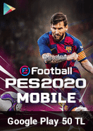 Google Play 50 TL eFootball PES 2020 Mobile