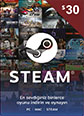 Steam Cüzdan Kodu 30 USD