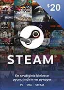 Steam Cüzdan Kodu 20 USD