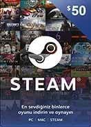 Steam Cüzdan Kodu 50 USD