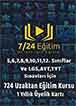 7/24 Uzaktan Eğitim Kursu 1 Yıllık Hediye Kartı