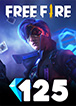 Free Fire 125 Diamond