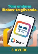 Lifebox 3 Aylık 50 GB