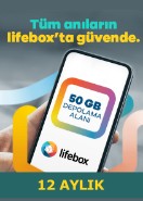 Lifebox 12 Aylık 50 GB