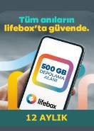 Lifebox 12 Aylık 500 GB