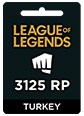 League Of Legends 3125 Riot Points