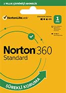 Norton 360 Standart 1 Cihaz / 1 Yıl Dijital Lisans + 10 GB Bulut Yedek
