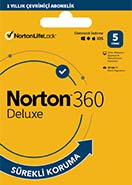 Norton 360 Deluxe 5 Cihaz / 1 Yıl Dijital Lisans + 50 GB Bulut Yedek